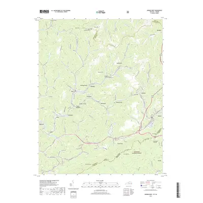 2019 Map of Jenkins West, 2019 Print