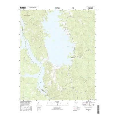 2017 Map of Jenkinsville, 2017 Print