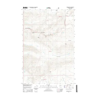 2014 Map of Jennies Butte, 2014 Print