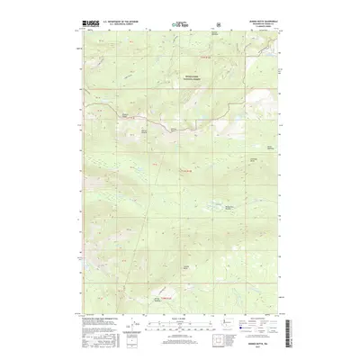 2017 Map of Jennies Butte, 2017 Print