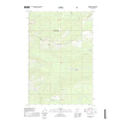 2020 Map of Jennies Butte, 2020 Print