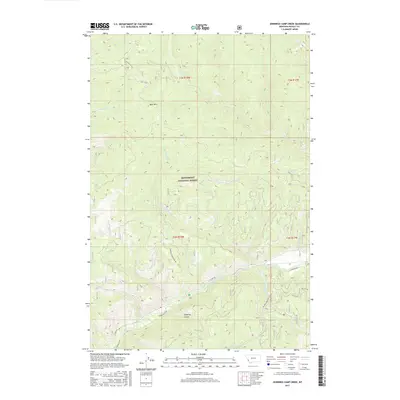 2017 Map of Jennings Camp Creek, 2017 Print