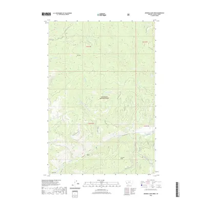 2020 Map of Jennings Camp Creek, 2020 Print