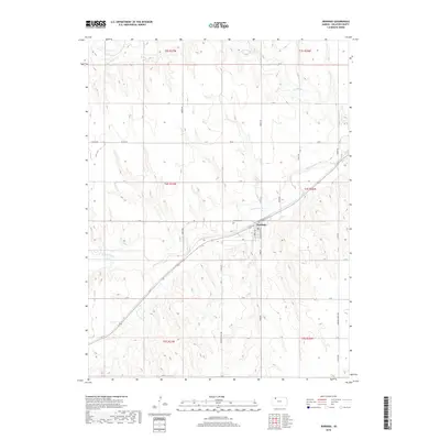 2018 Map of Jennings, 2018 Print