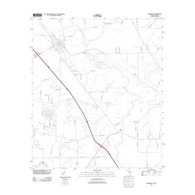 2012 Map of Jennings, 2012 Print