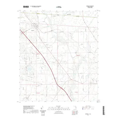 2021 Map of Jennings, 2021 Print
