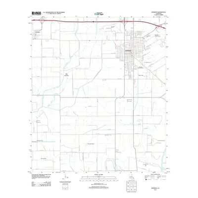 2012 Map of Jennings, 2012 Print
