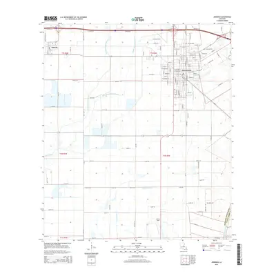 2015 Map of Jennings, 2015 Print