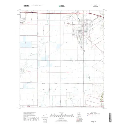 2018 Map of Jennings, 2018 Print