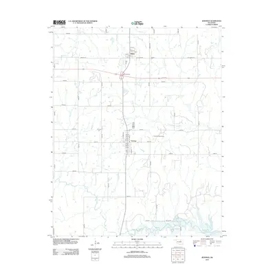 2012 Map of Jennings, 2012 Print