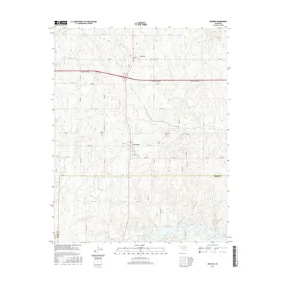 2016 Map of Jennings, 2016 Print