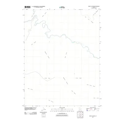 2011 Map of Jenny Canyon, 2011 Print