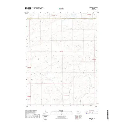 2017 Map of Jensen Lake, 2017 Print