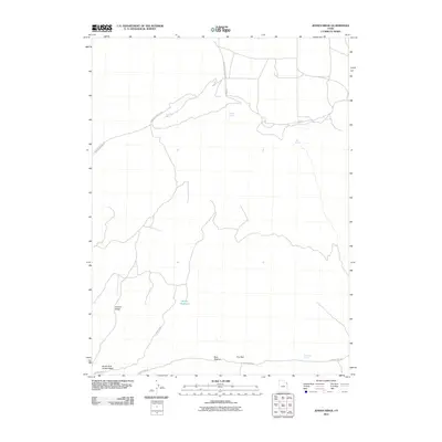 2011 Map of Jensen Ridge, 2011 Print