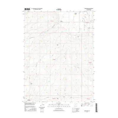 2017 Map of Jensen Ridge, 2017 Print