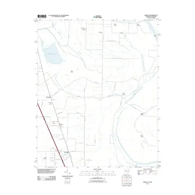 2011 Map of Jericho, 2011 Print