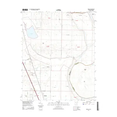 2014 Map of Jericho, 2014 Print