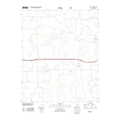 2010 Map of Jericho, 2010 Print