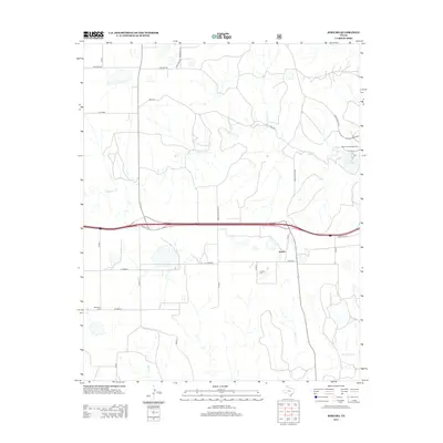 2012 Map of Jericho, 2012 Print