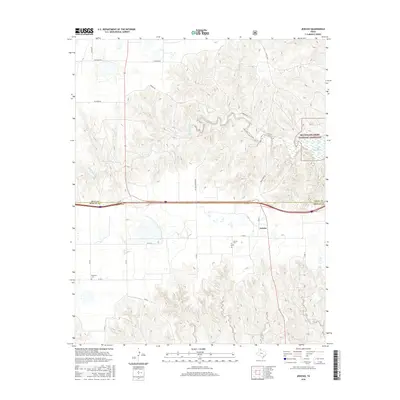 2016 Map of Jericho, 2016 Print