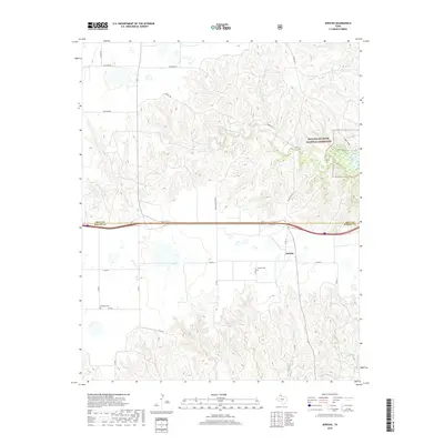 2019 Map of Jericho, 2019 Print