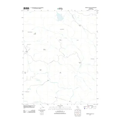 2012 Map of Jericho Valley, 2012 Print