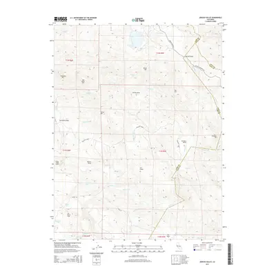 2015 Map of Jericho Valley, 2015 Print