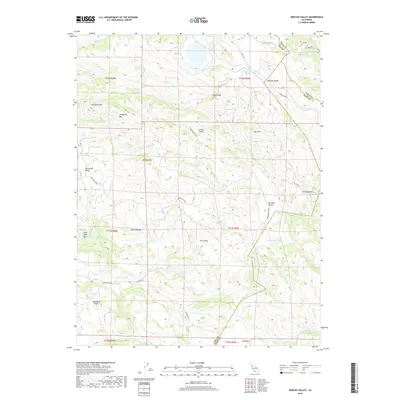 2018 Map of Jericho Valley, 2018 Print