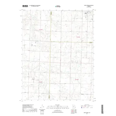 2017 Map of Jerico Springs, 2017 Print