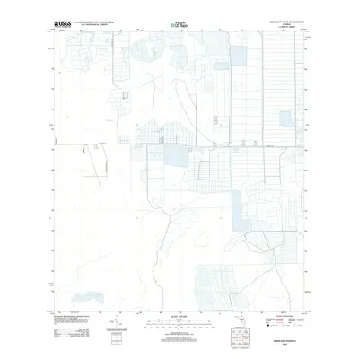 2012 Map of Jernigans Pond, 2012 Print