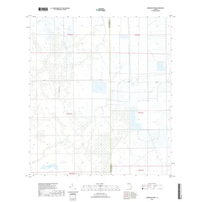 2018 Map of Jernigans Pond, 2018 Print