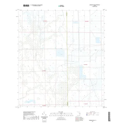 2021 Map of Jernigans Pond, 2021 Print