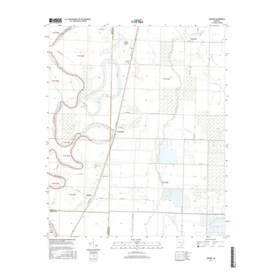 2017 Map of Jerome, 2017 Print