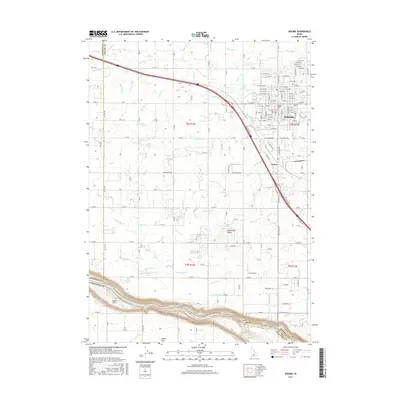 2017 Map of Jerome, 2017 Print