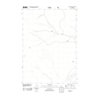 2011 Map of Jerry Peak, 2011 Print