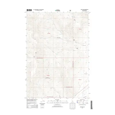 2013 Map of Jerry Peak, 2013 Print