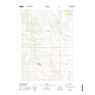 2020 Map of Jerry Peak, 2020 Print