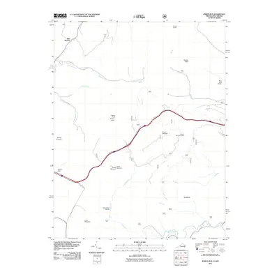 2011 Map of Jerrys Run, 2011 Print