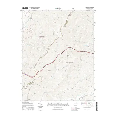 2016 Map of Jerrys Run, 2016 Print