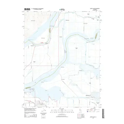 2015 Map of Jersey Island, 2015 Print