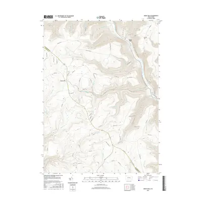 2016 Map of Jersey Mills, 2016 Print