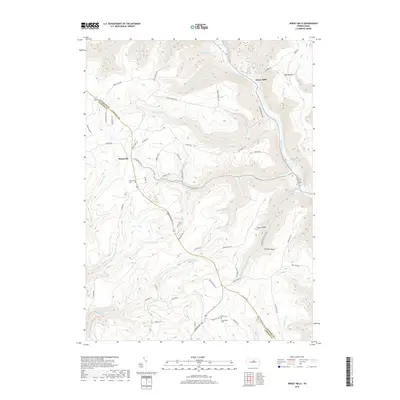 2019 Map of Jersey Mills, 2019 Print