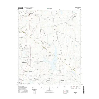 2014 Map of Jersey, 2014 Print