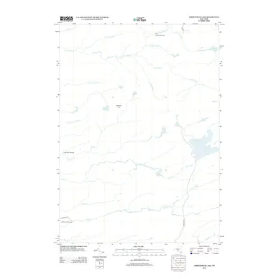 2013 Map of Jerseyfield Lake, 2013 Print