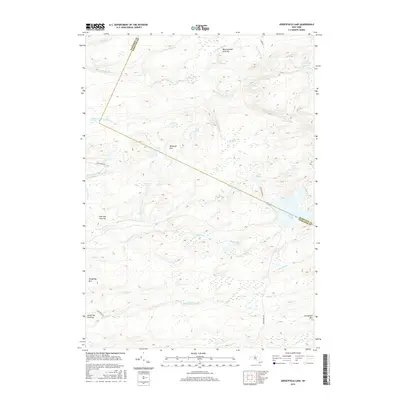 2016 Map of Jerseyfield Lake, 2016 Print