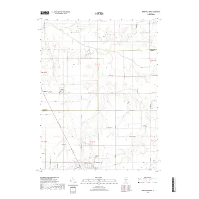 2018 Map of Jerseyville North, 2018 Print