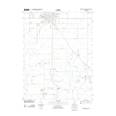 2012 Map of Jerseyville South, 2012 Print