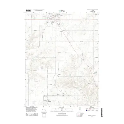 2015 Map of Jerseyville South, 2015 Print