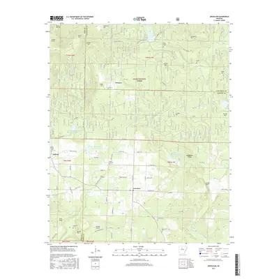 2017 Map of Jerusalem, 2017 Print