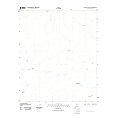 2011 Map of Jerusalem Mountain, 2011 Print